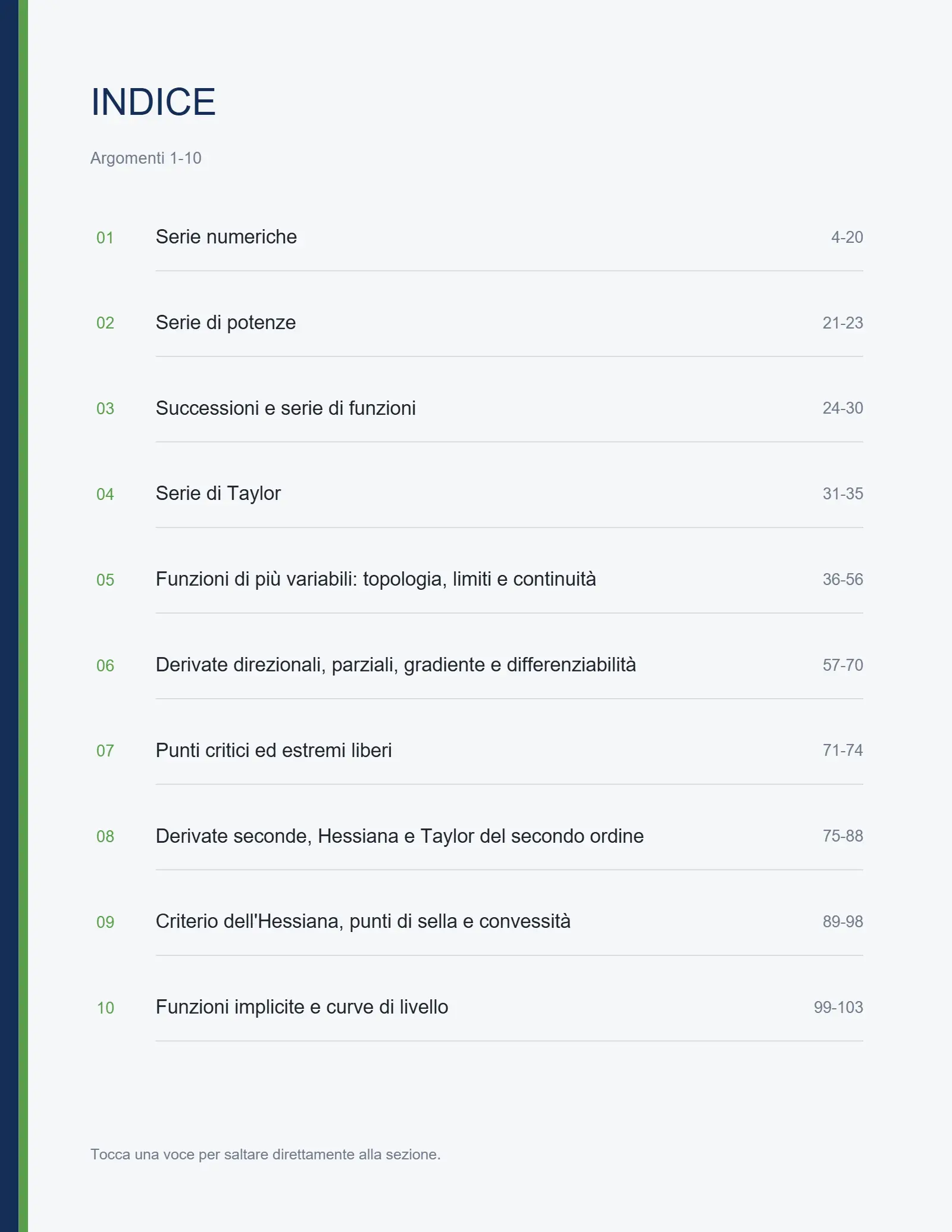 Anteprima degli appunti di Analisi Matematica 2