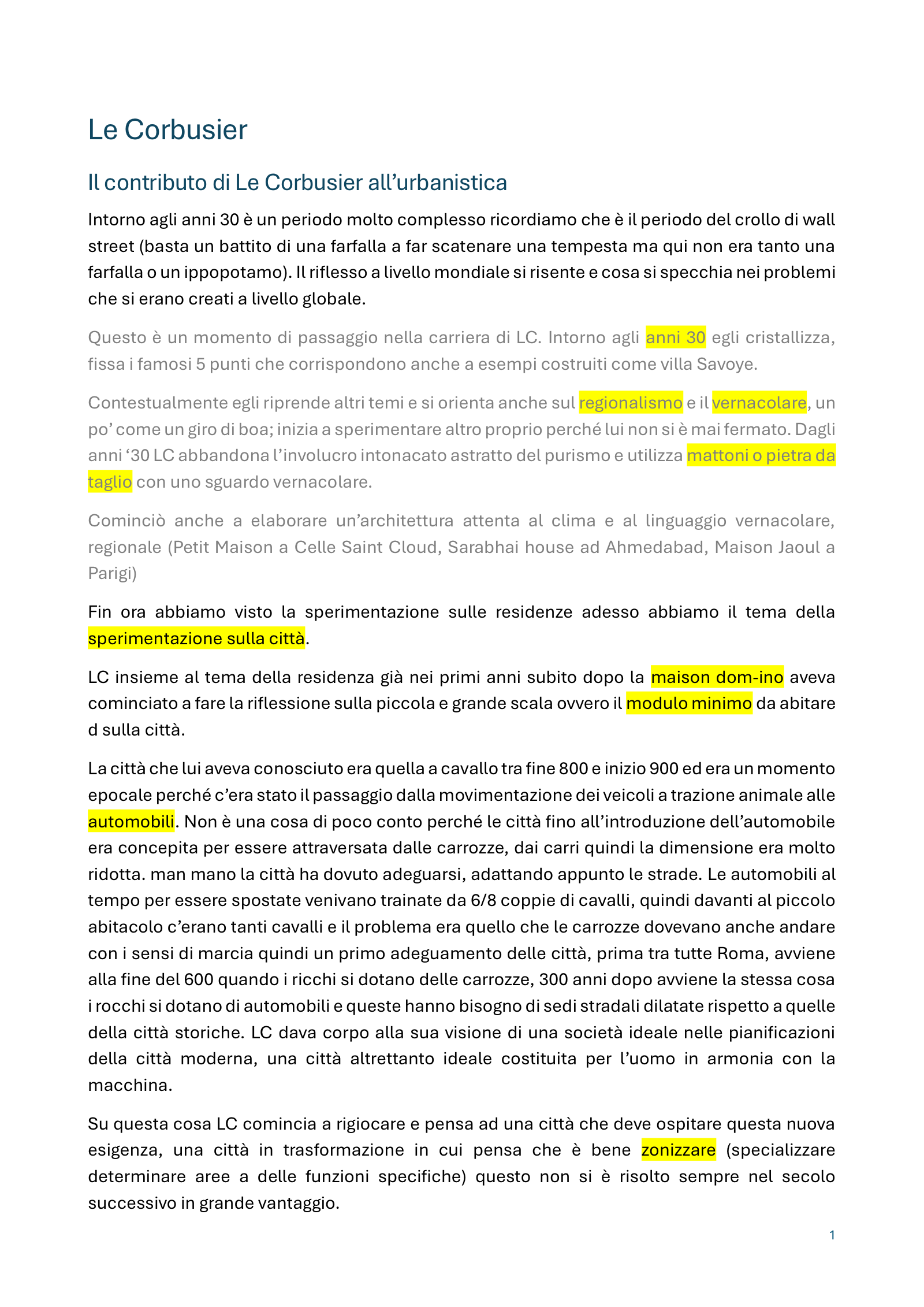 Anteprima degli appunti di Storia Dell'architettura E Dell'arte