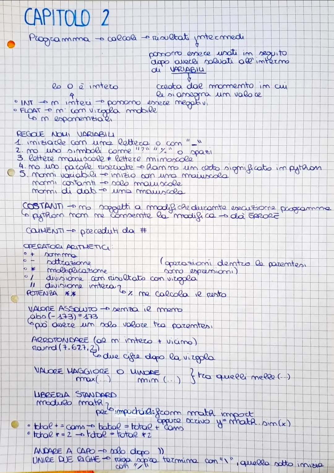 Anteprima degli appunti di Fondamenti Di Informatica