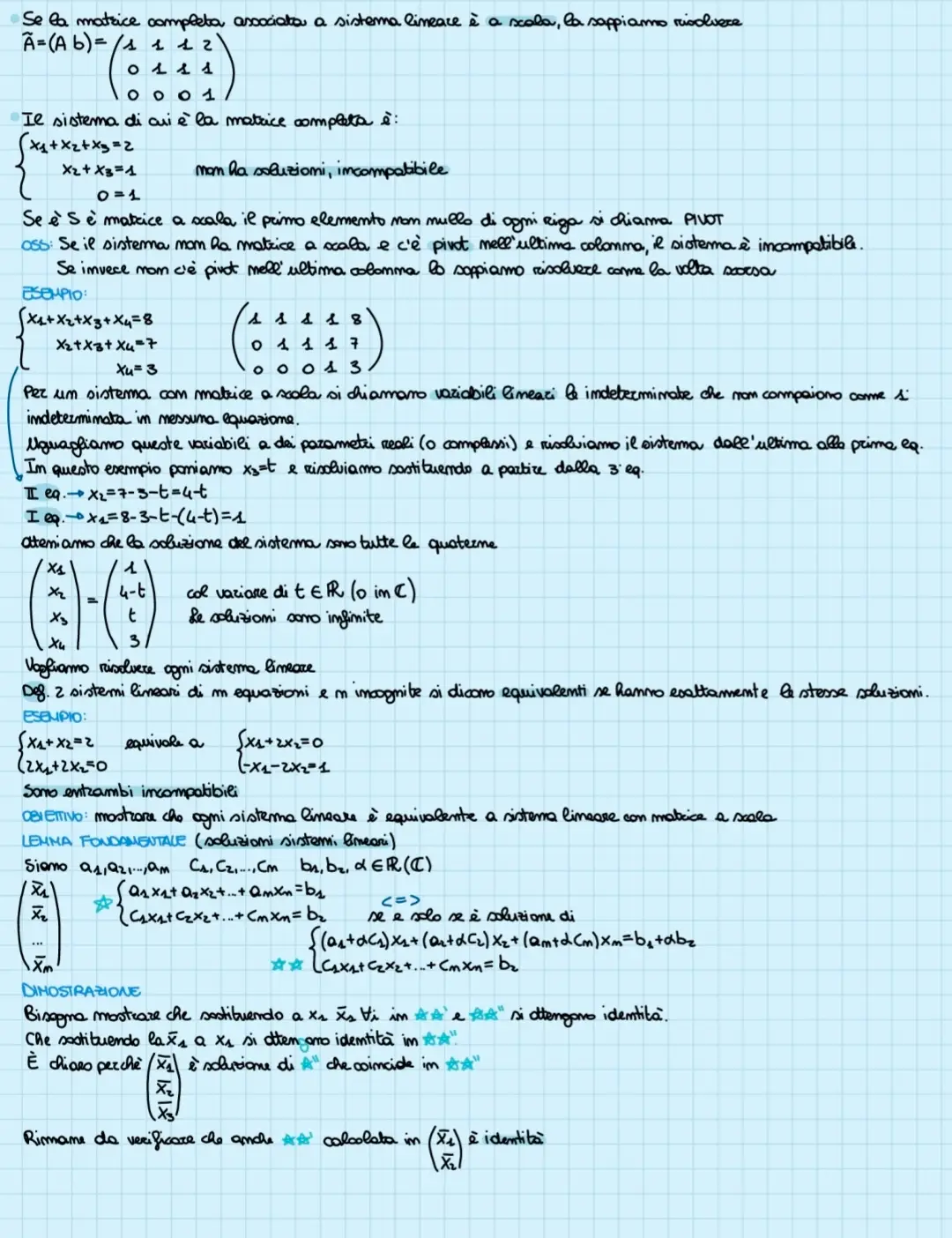 Anteprima degli appunti di Geometria