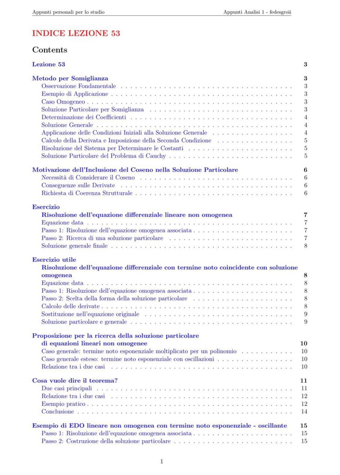 Anteprima degli appunti di Analisi Matematica 1
