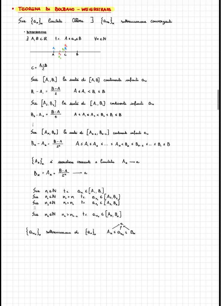 Anteprima degli appunti di Analisi Matematica 1