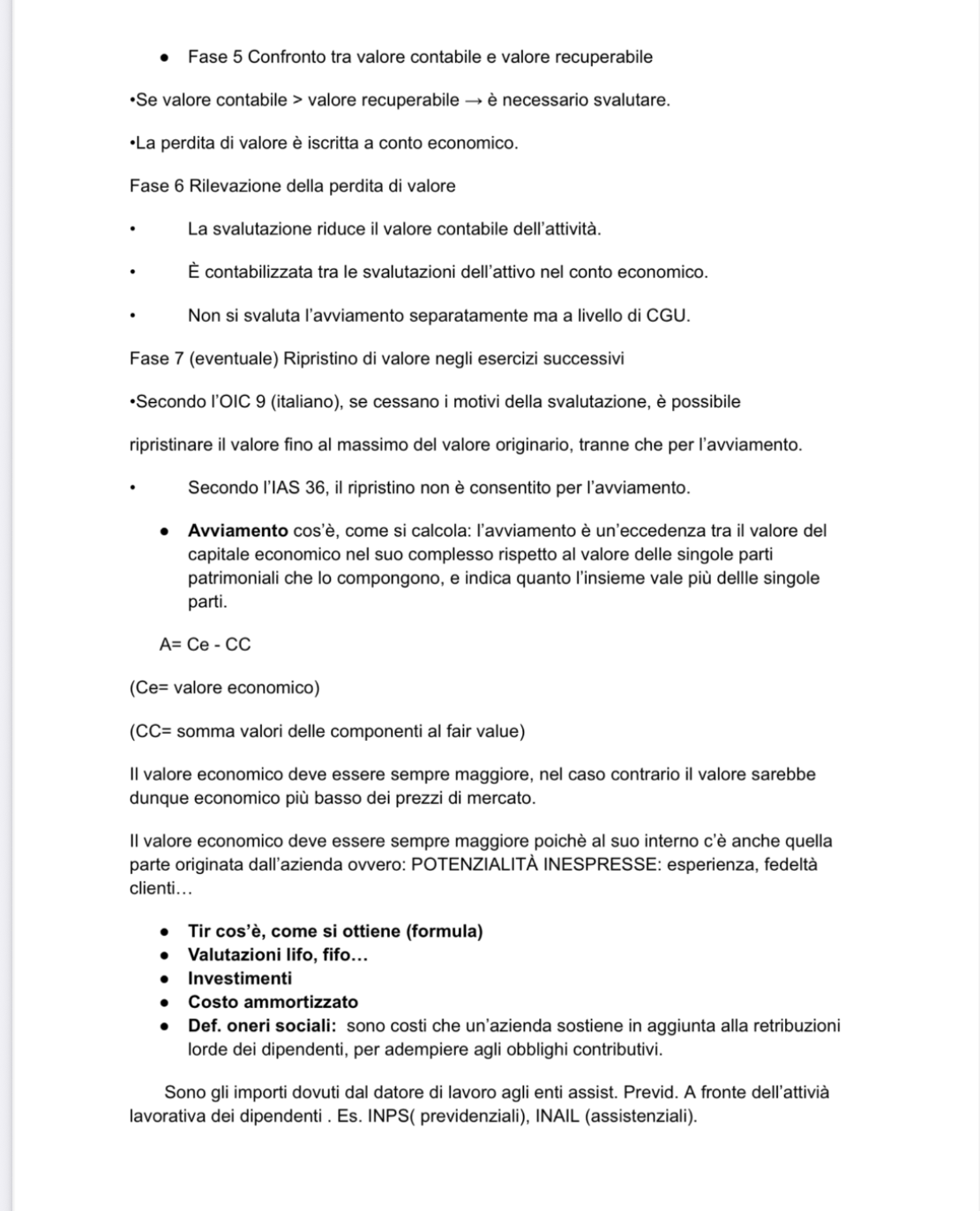 Anteprima degli appunti di Contabilita' E Bilancio