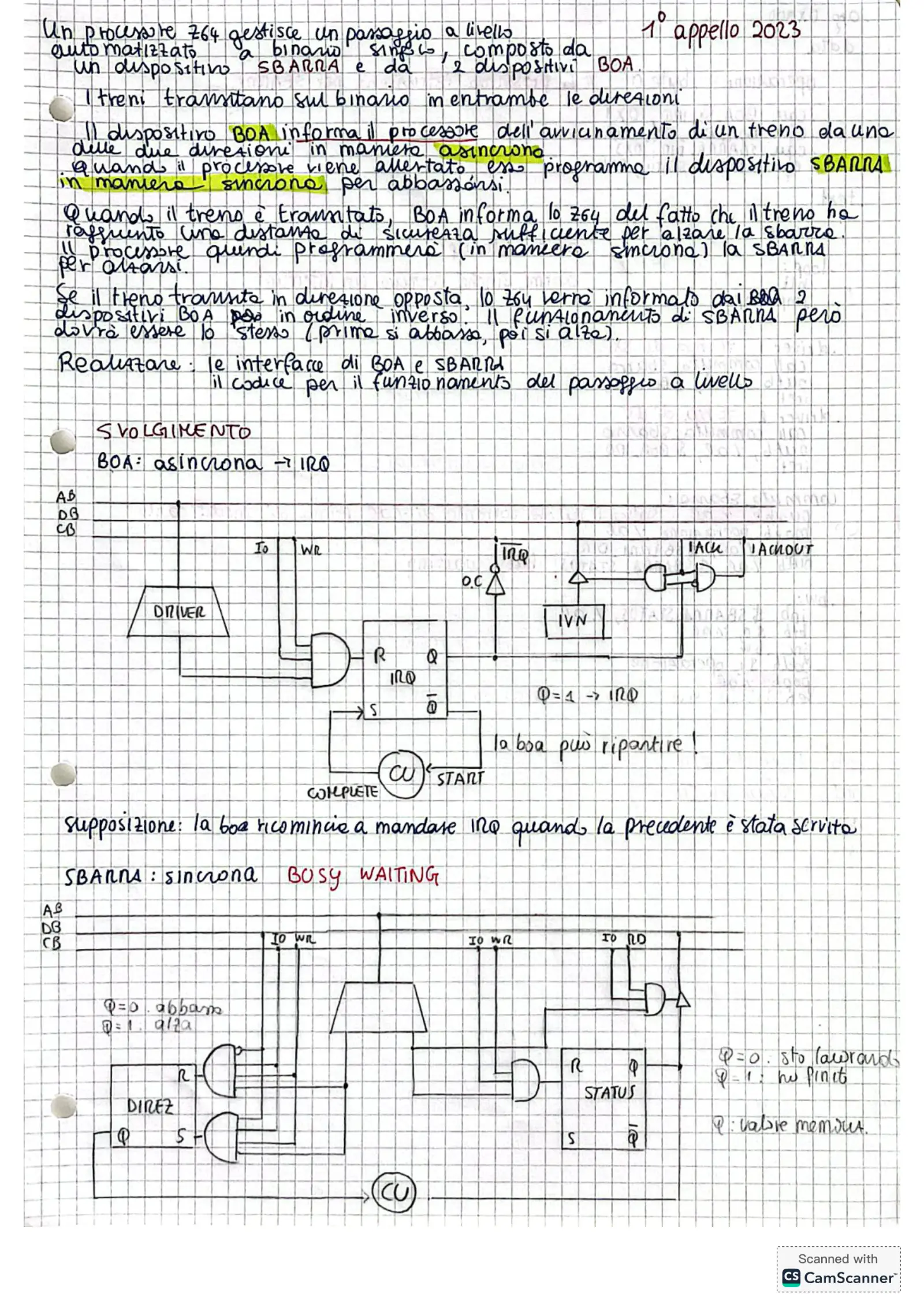 Anteprima degli appunti di Calcolatori Elettronici