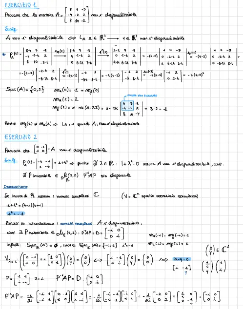 Anteprima degli appunti di Geometria