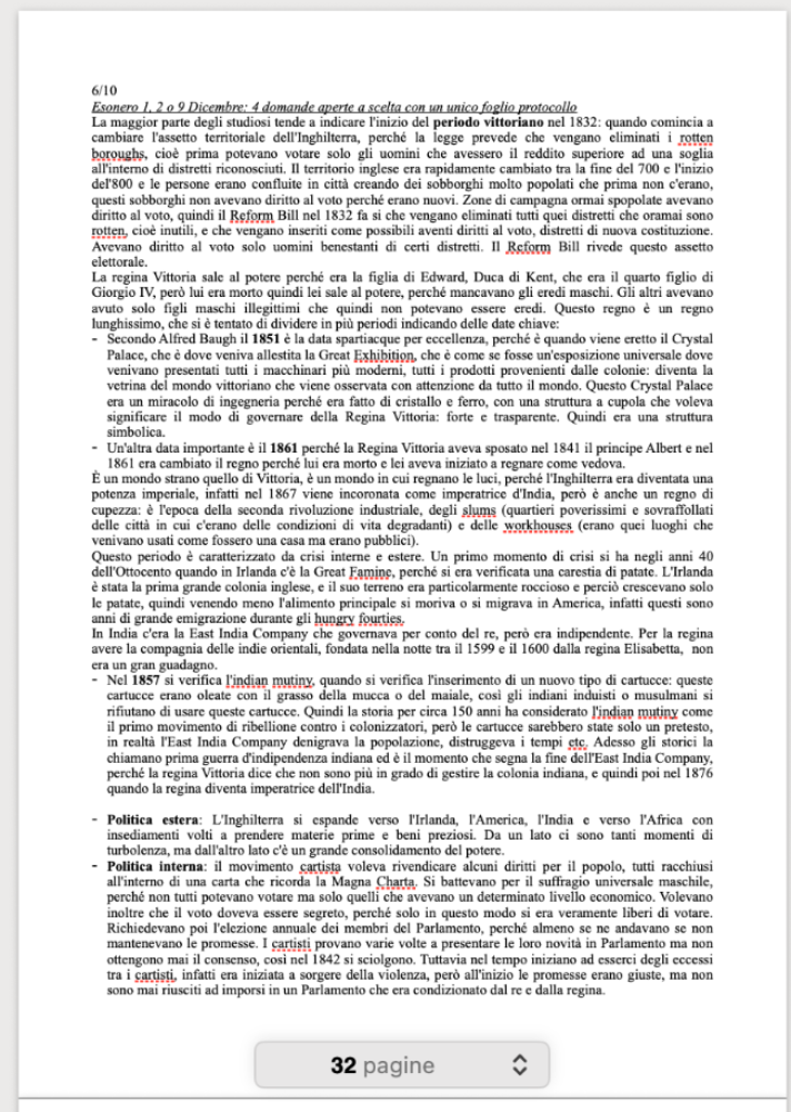 Anteprima degli appunti di Letteratura Anglo-americana 1
