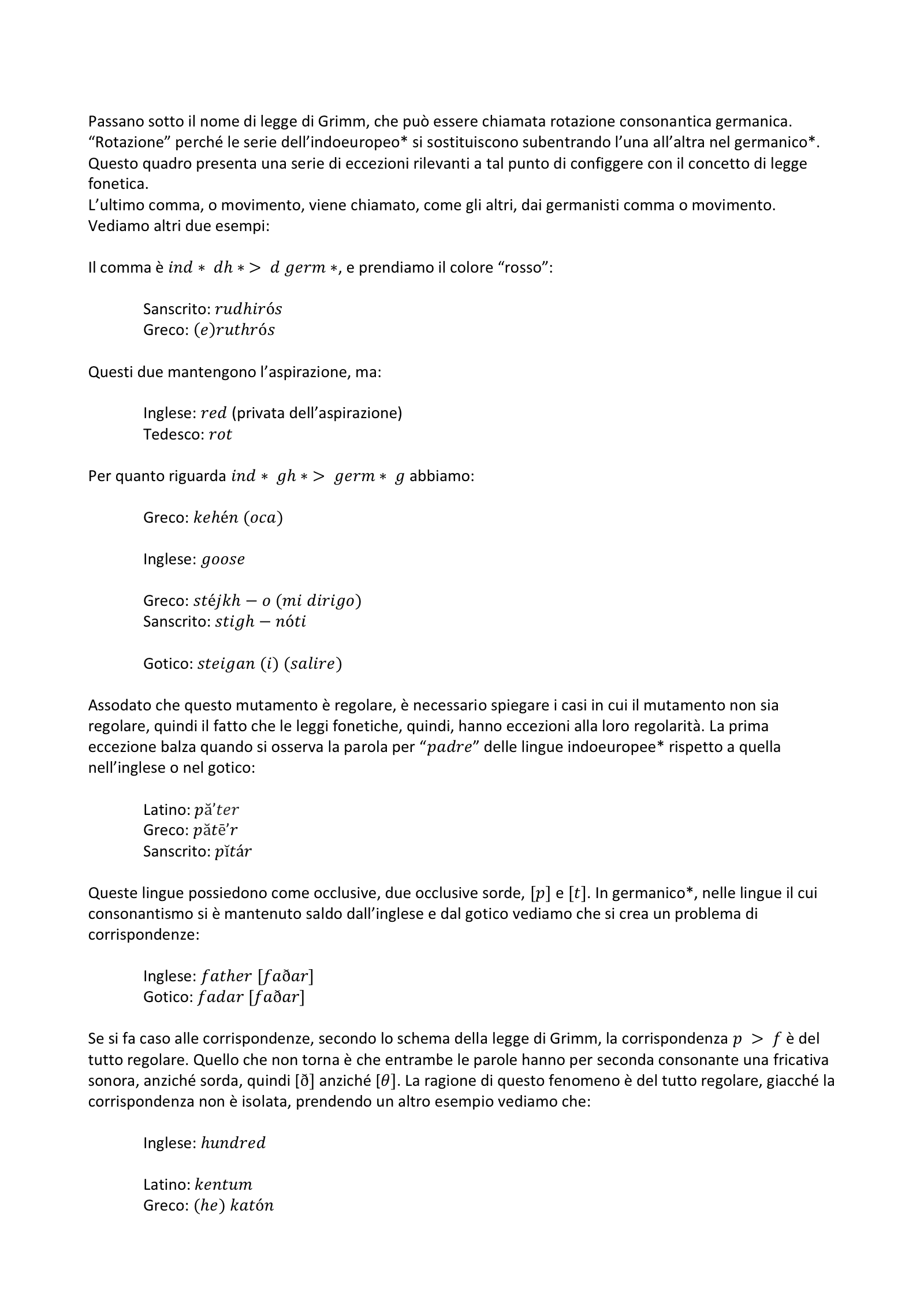 Anteprima degli appunti di Fondamenti Di Glottologia E Linguistica