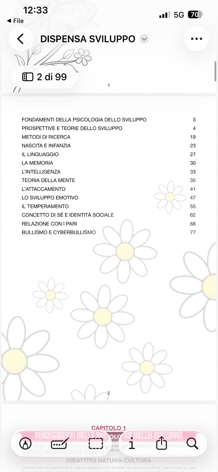 Anteprima degli appunti di Psicologia Dello Sviluppo E Psicologia Dell'educazione