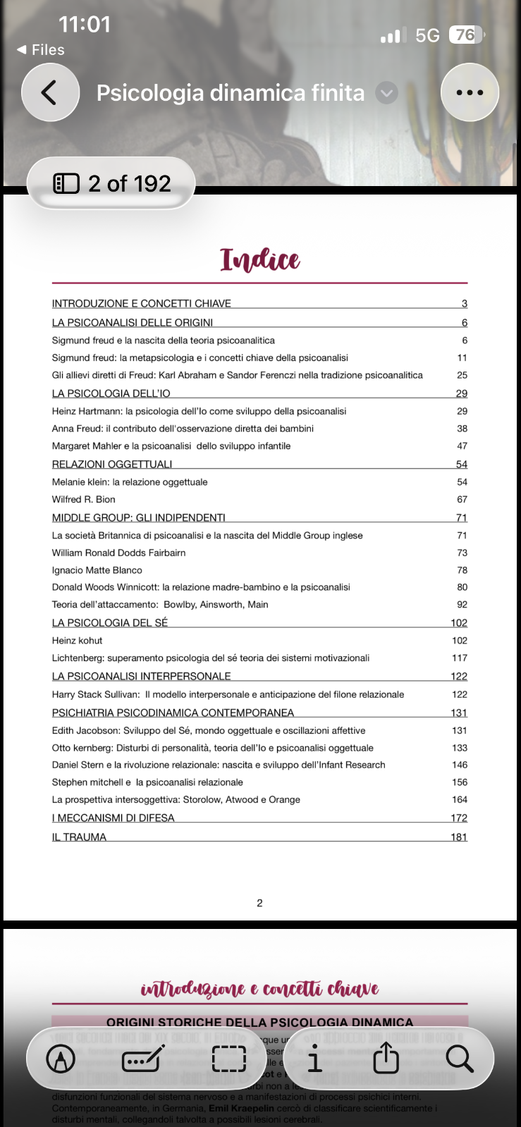 Anteprima degli appunti di Psicologia Dinamica: Teoria E Metodi