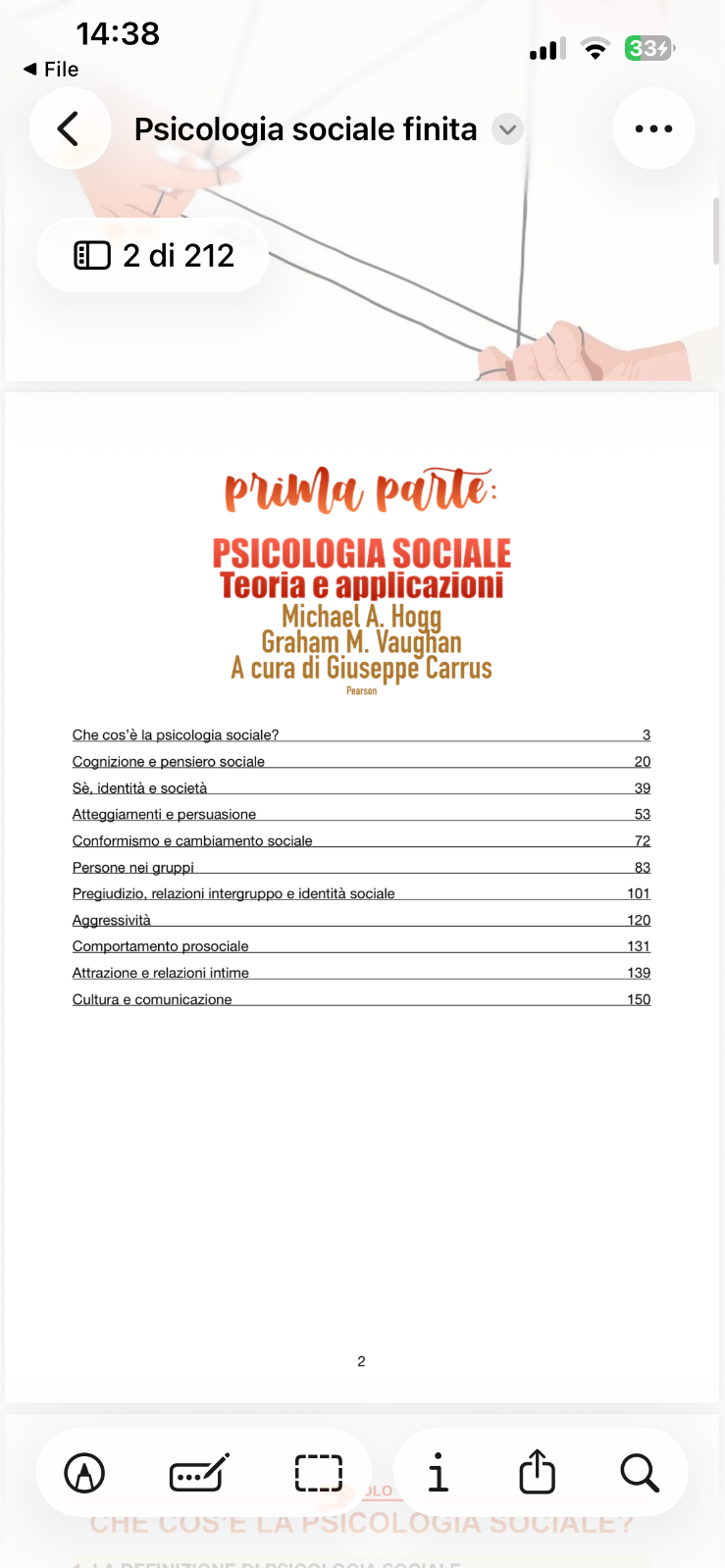 Anteprima degli appunti di Psicologia Sociale
