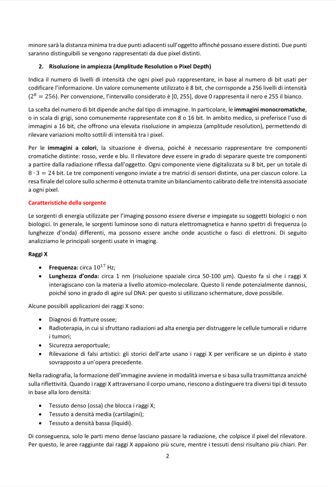 Anteprima degli appunti di Elaborazione Di Immagini