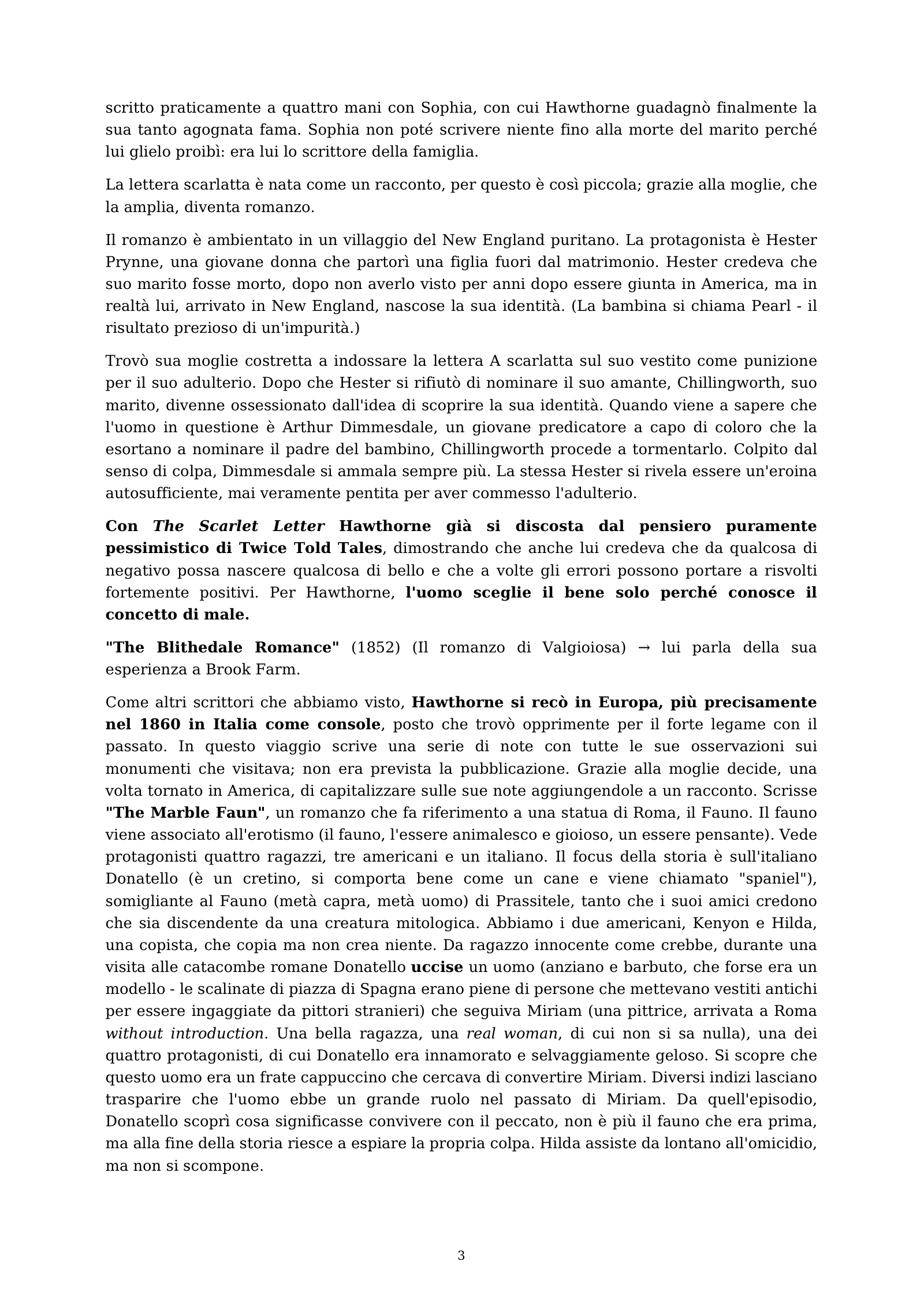 Anteprima degli appunti di Letteratura Anglo-americana 1
