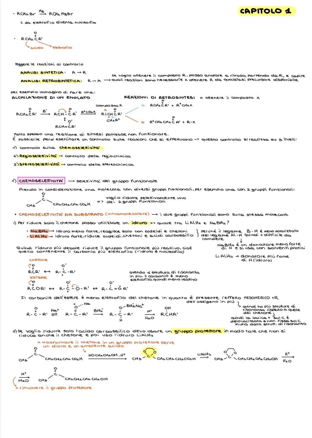 Anteprima degli appunti di Chimica Organica 2