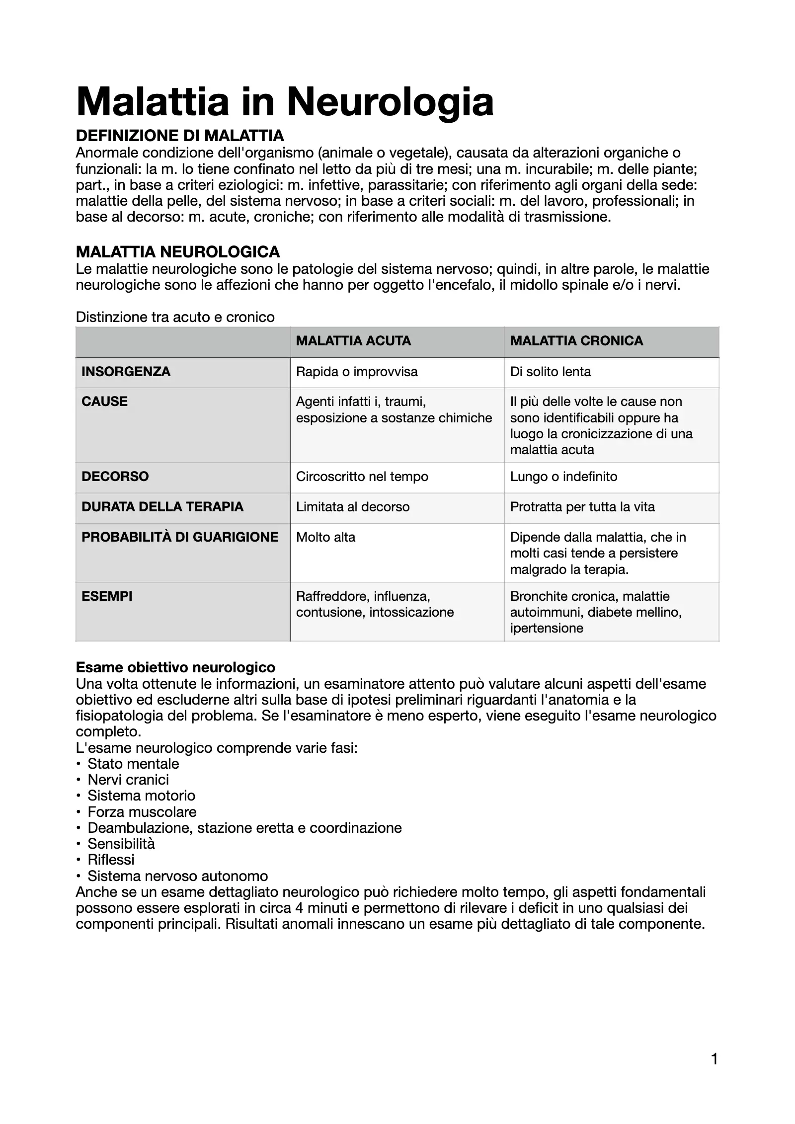 Anteprima degli appunti di Neurologia Di Interesse Psicologico