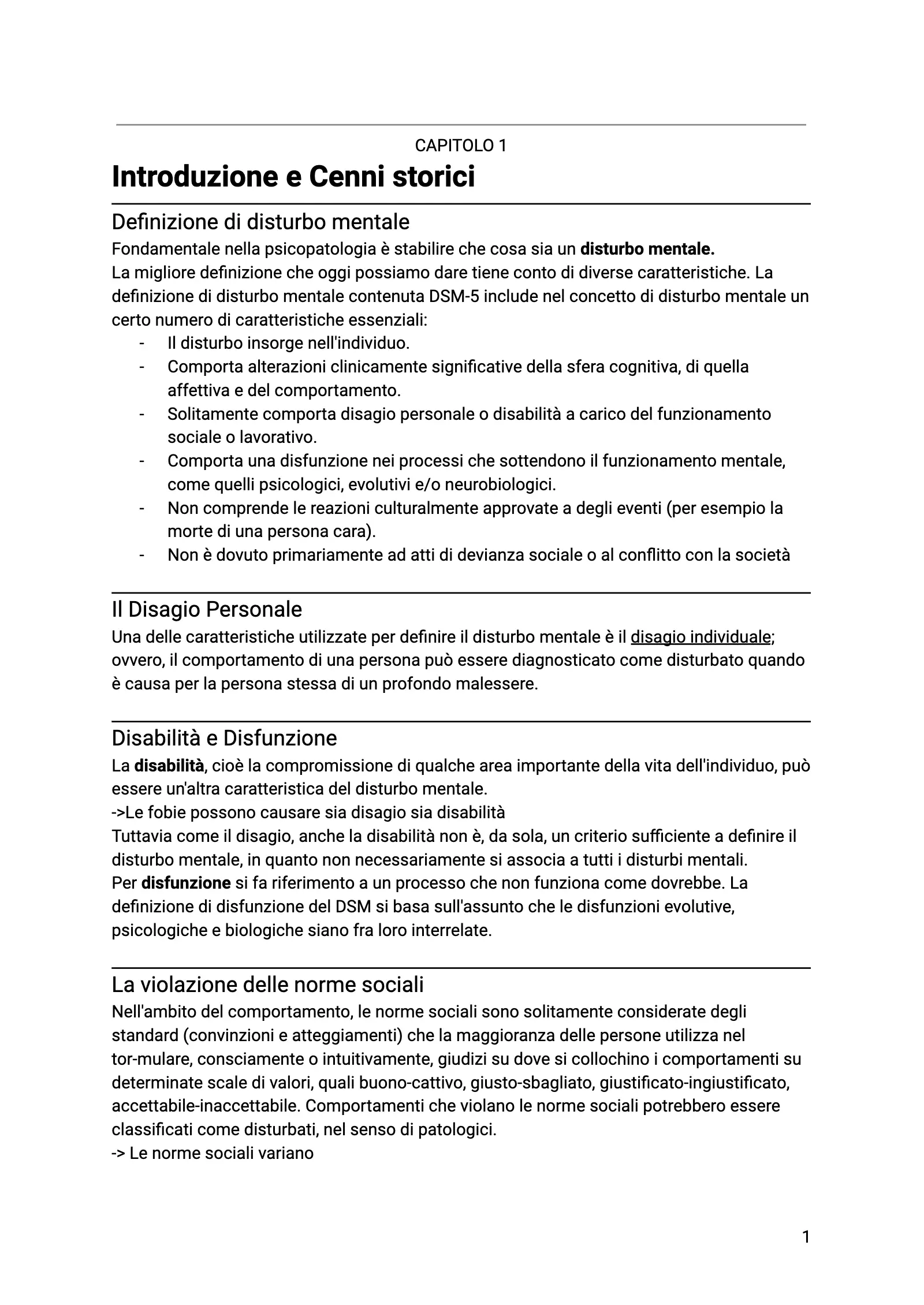 Anteprima degli appunti di Psicologia E Psicofisiologia Clinica: Teoria E Metodi