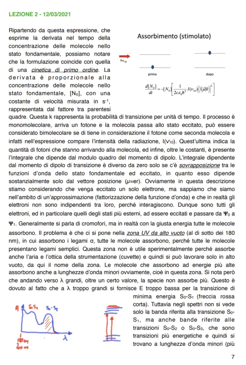 Anteprima degli appunti di Spettroscopia Molecolare E Laboratorio