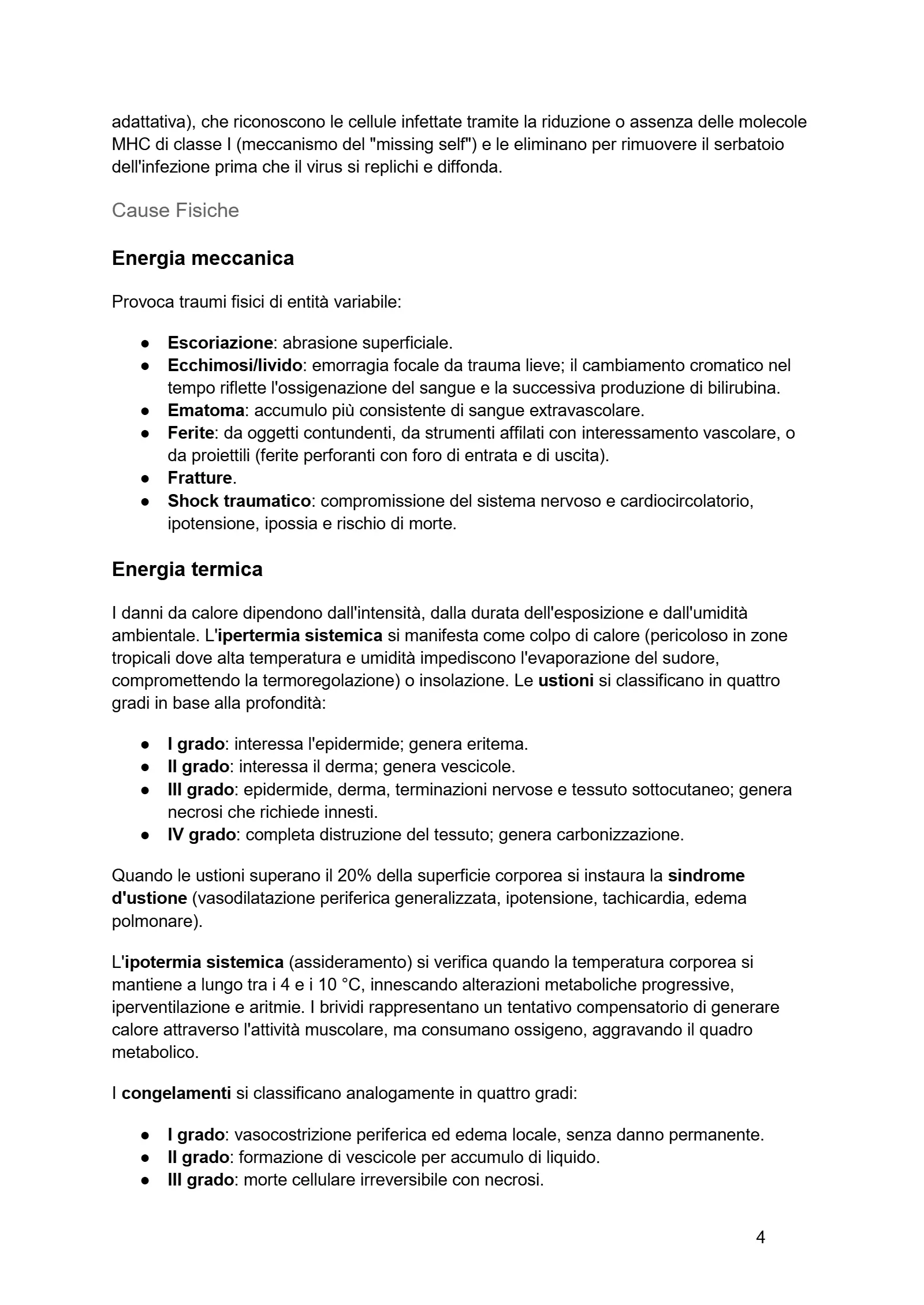 Anteprima degli appunti di Patologia Generale, Biochimica Clinica, Farmacologia Della Nutrizione