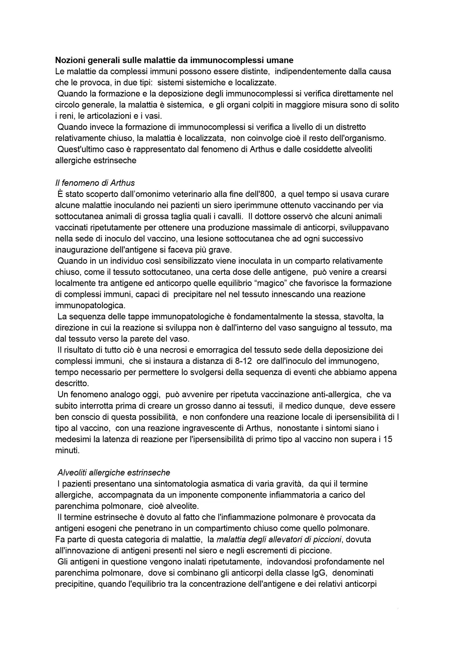 Anteprima degli appunti di Biochimica Clinica E Immunologia