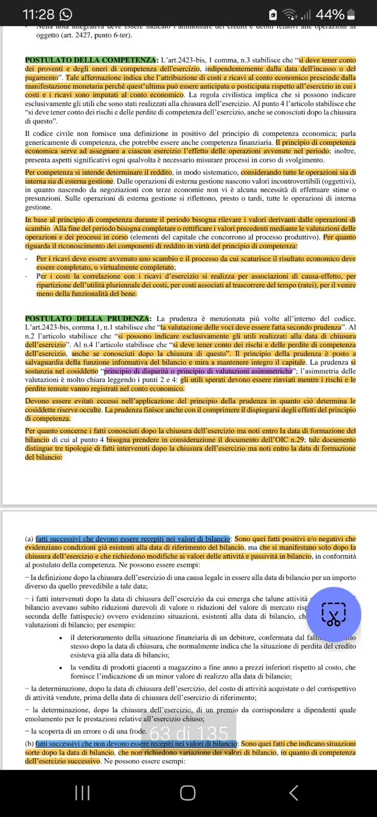 Anteprima degli appunti di Contabilita' E Bilancio