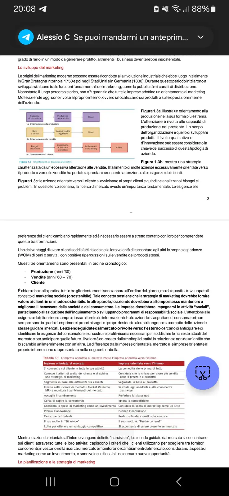 Anteprima degli appunti di Marketing