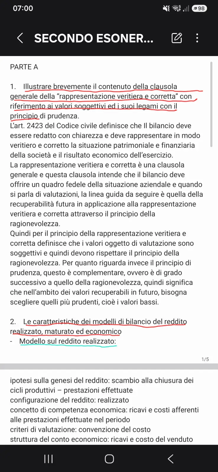 Anteprima degli appunti di Contabilita' E Bilancio