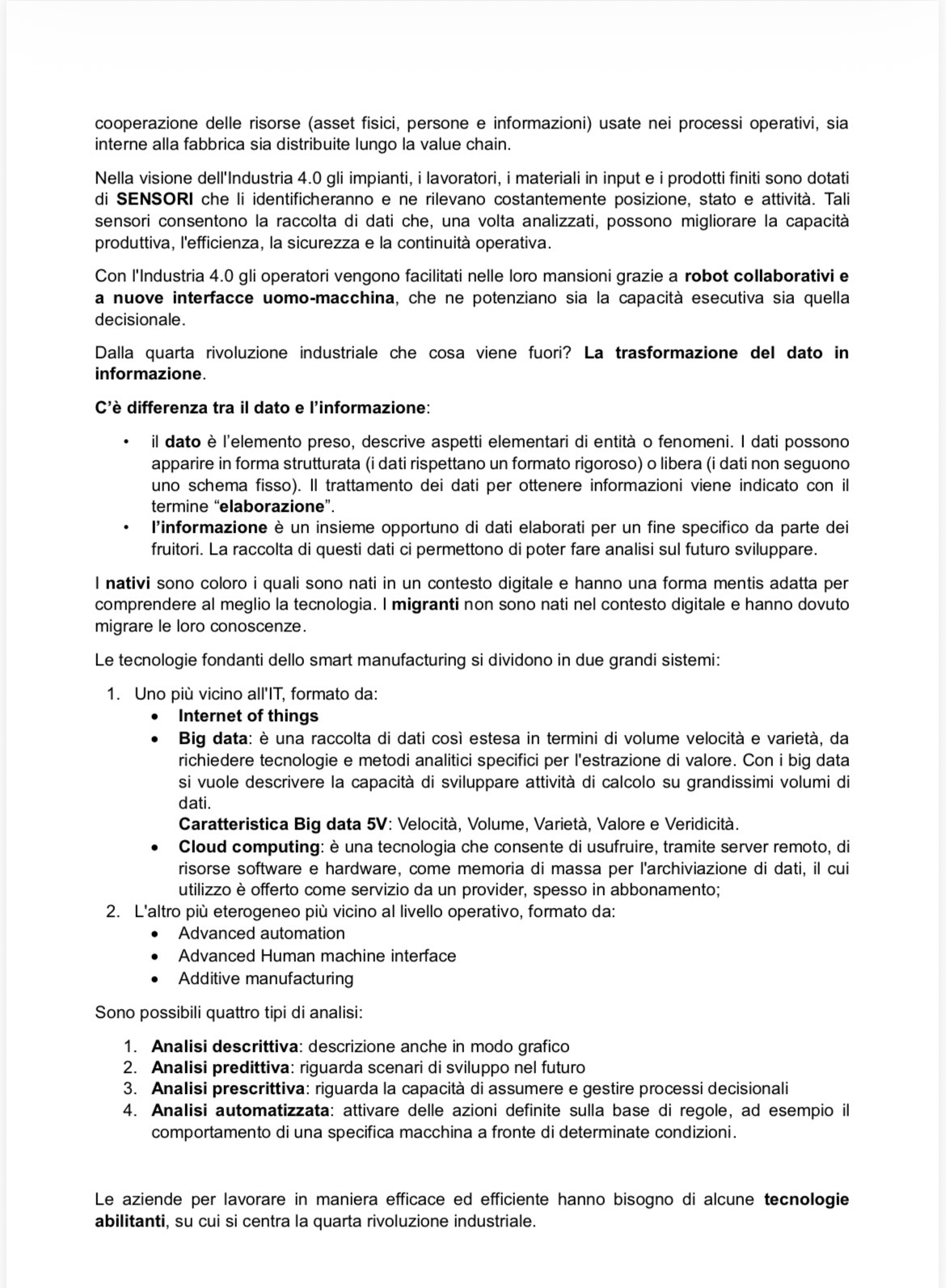 Anteprima degli appunti di Informatica
