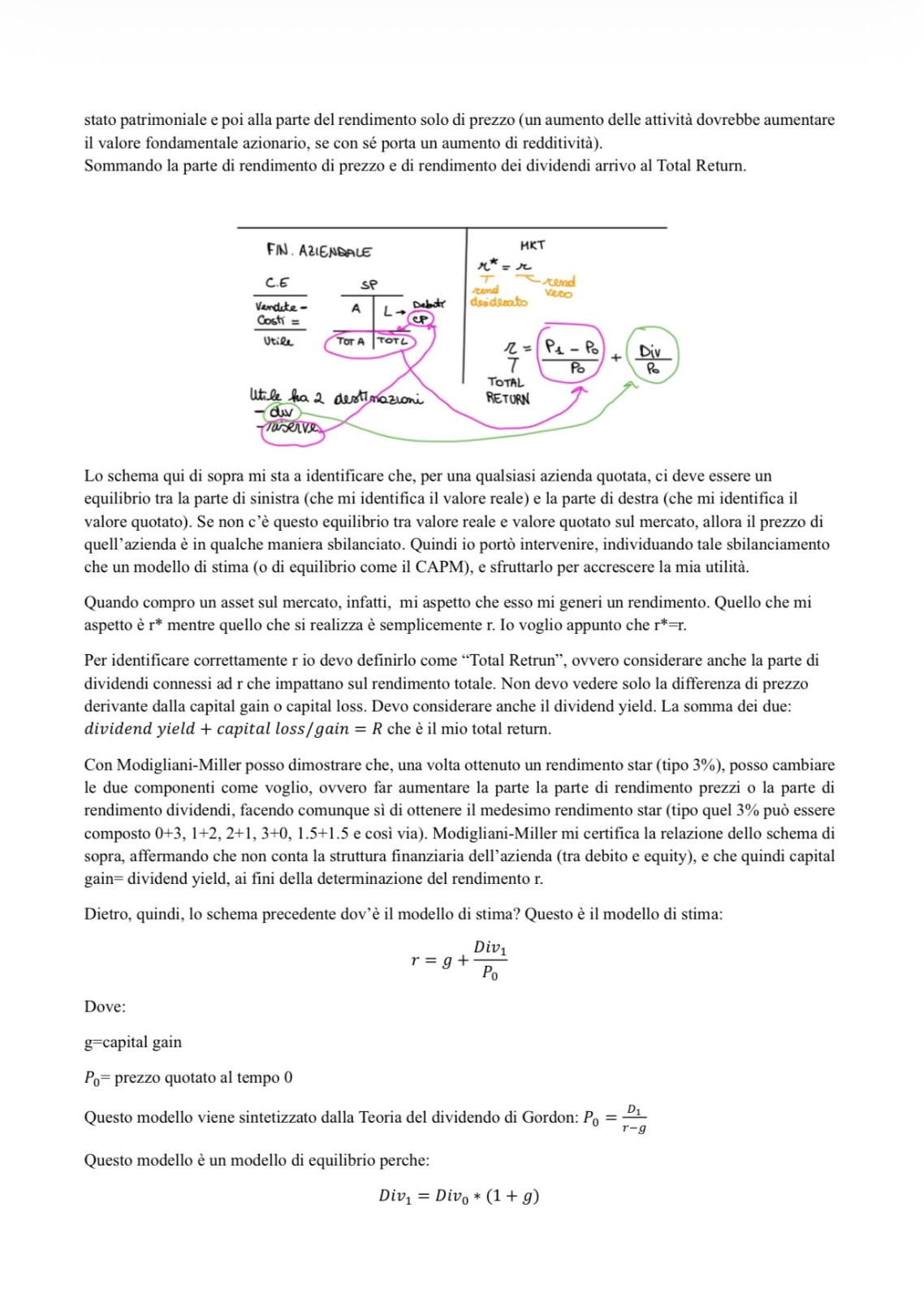 Anteprima degli appunti di Finanza Applicata
