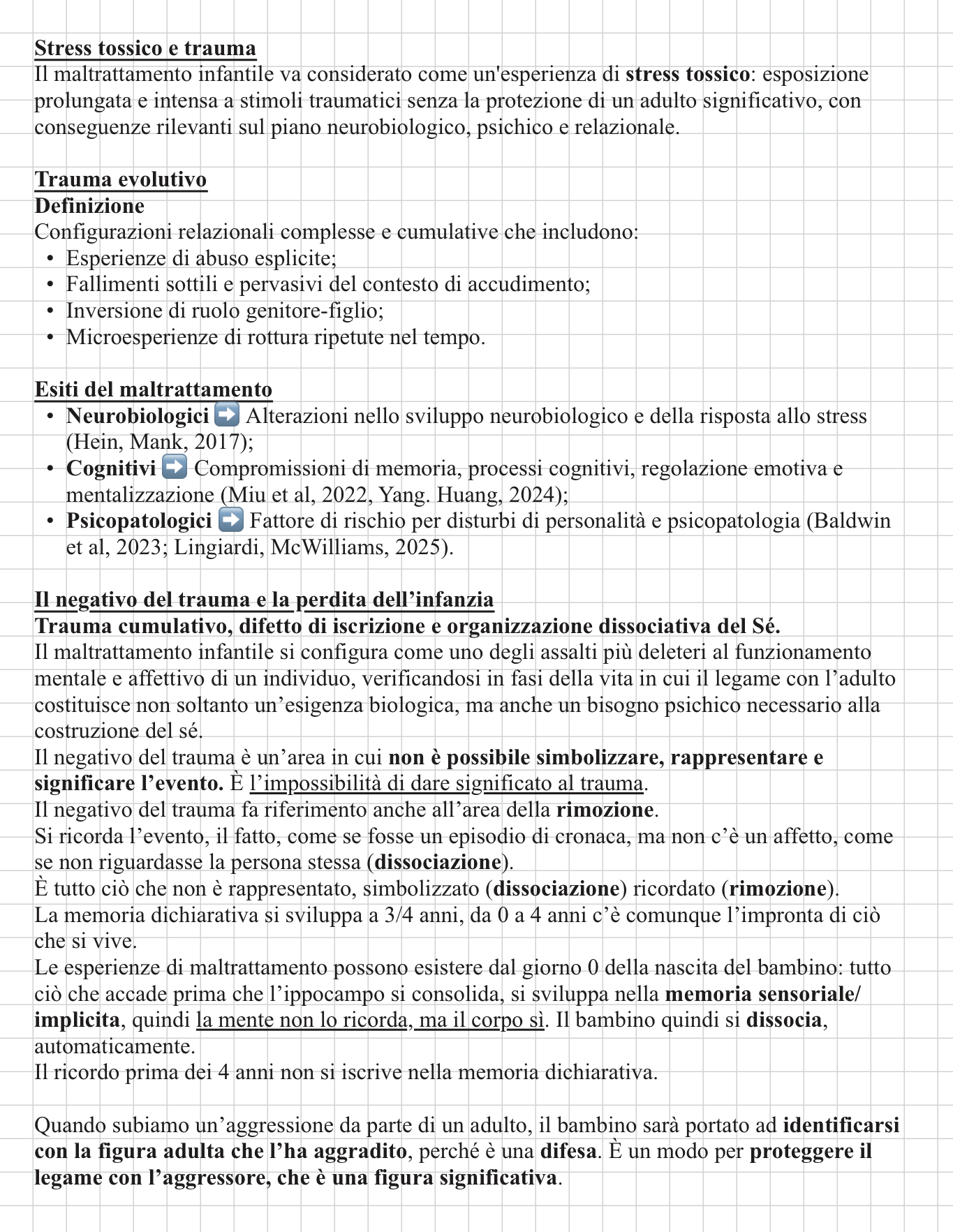 Anteprima degli appunti di Osservazione, Valutazione E Intervento Clinico In Ambito Familiare