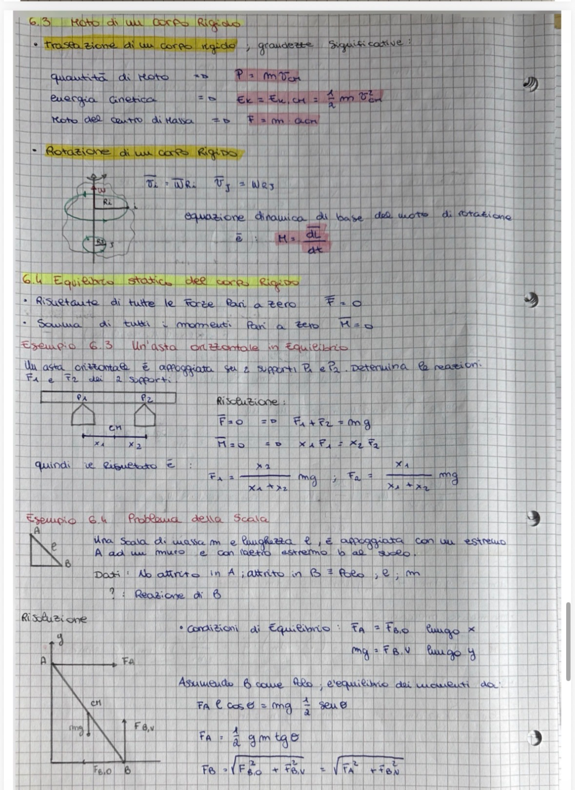 Anteprima degli appunti di Fisica Generale 1