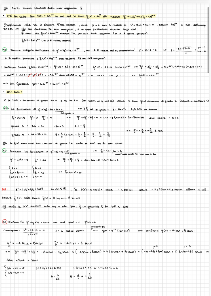 Anteprima degli appunti di Analisi Matematica 2