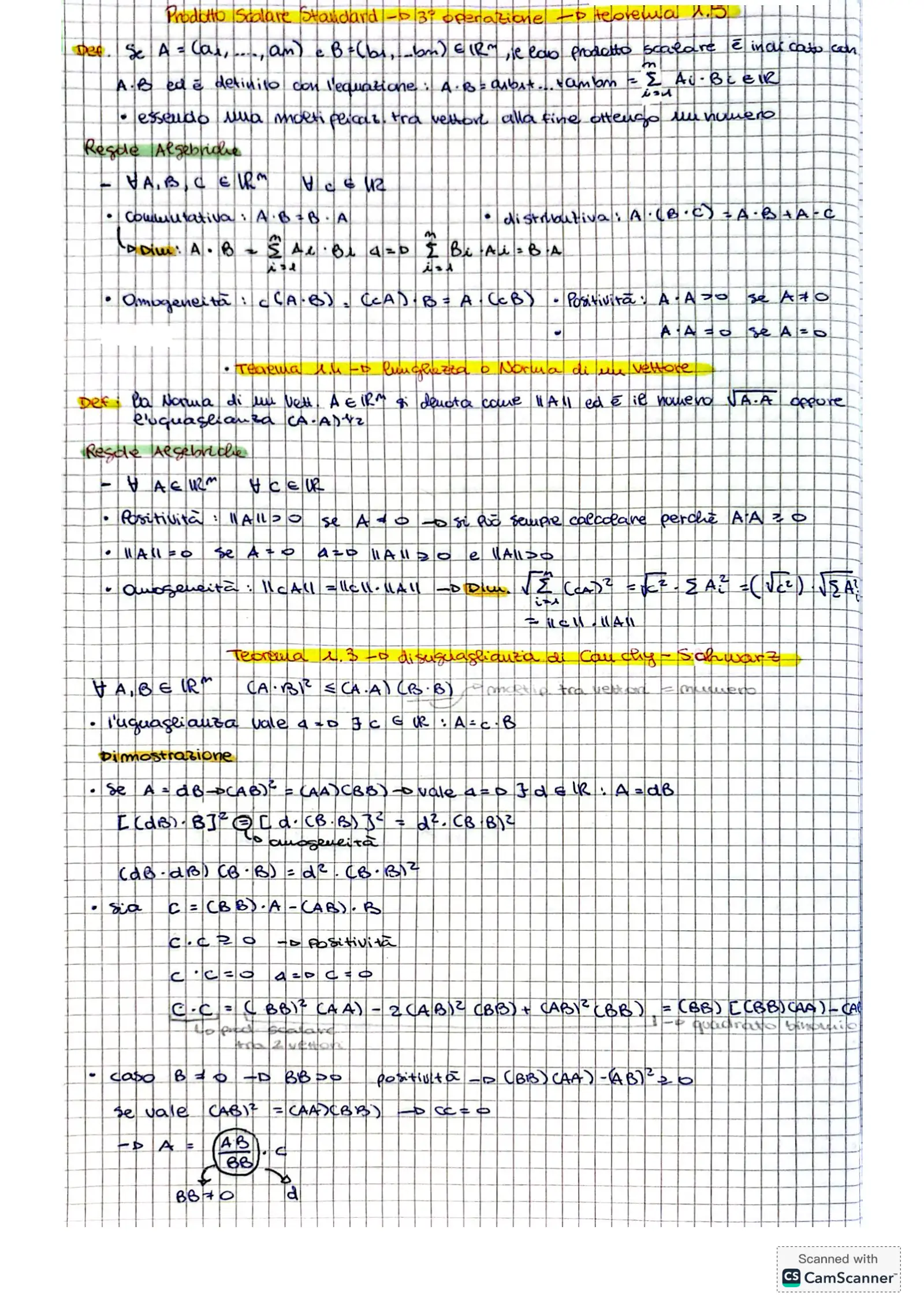 Anteprima degli appunti di Geometria