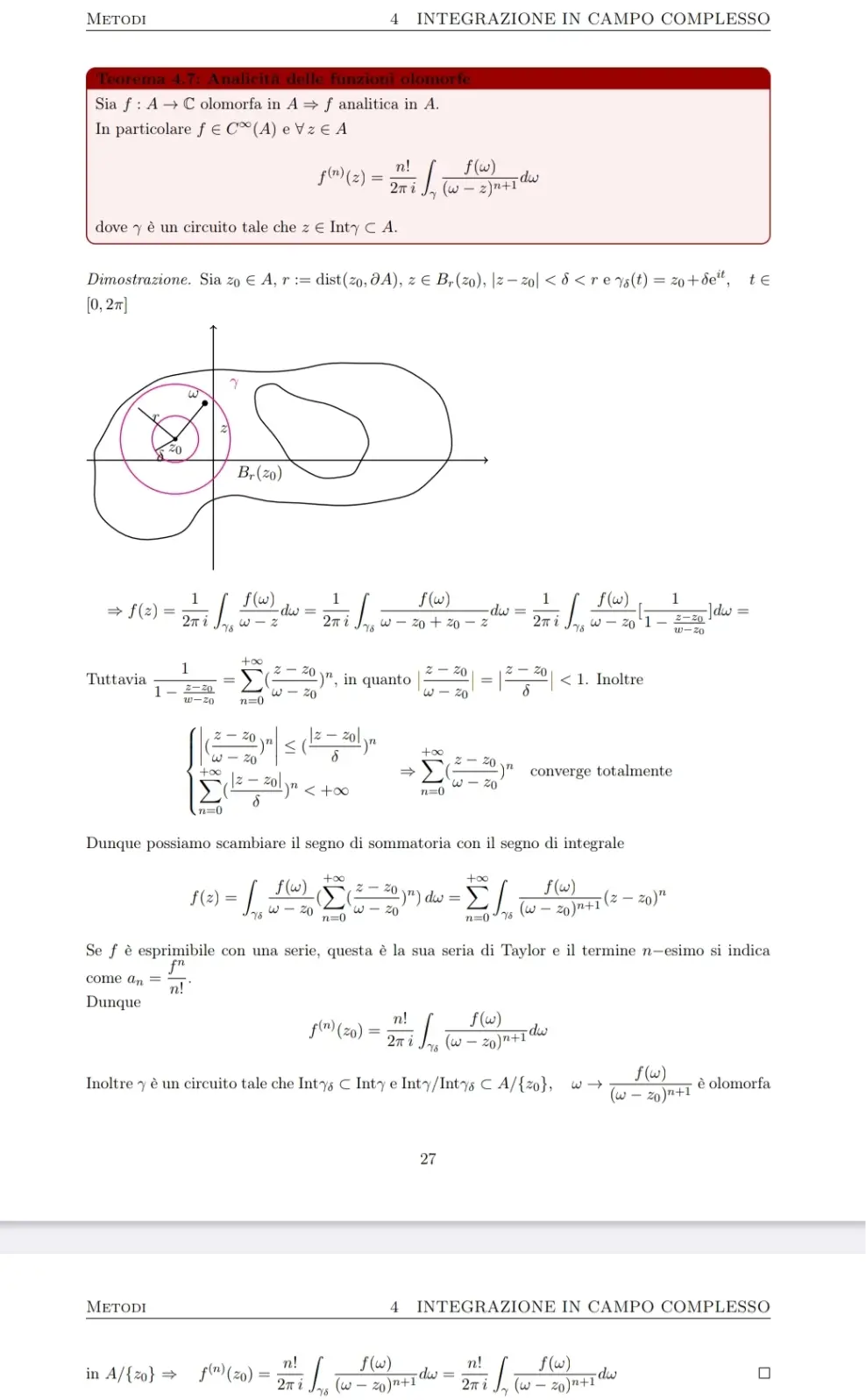 Anteprima degli appunti di Metodi Matematici Per L'ingegneria